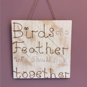 Rustic Wall Art with Inspirational Quote